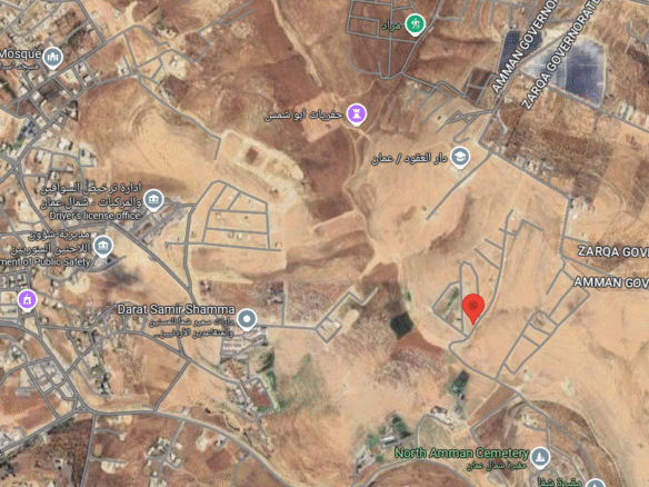 أرض مميزة نصف دونم للبيع في شفا بدران زينات الربوع