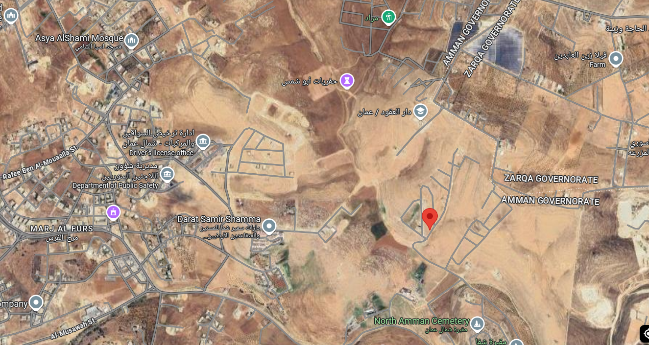 أرض مميزة نصف دونم للبيع في شفا بدران زينات الربوع